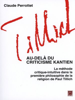 cover image of Au-delà du criticisme kantien